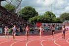 From left to right: Yekaterina Kuzina (Russia), Olesya Povh (Ukraine), Tatjana Lofamakanda Pinto (Germany), Katsiaryna Hanchar (Belarus), Asha Philip (GB) and Ezinne Okparaebo (Norway) 100 metres at the European Athletics Team Championships.